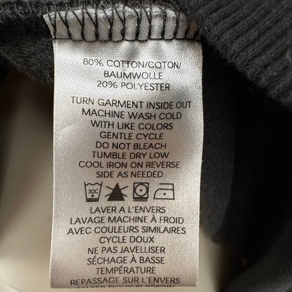 Burton Women's Sweater Sweatshirt Pullover Velour Crew Neck Black Size Small - Picture 7 of 9